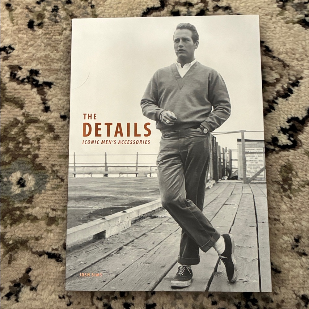 The Details: Iconic Men's Accessories Book Soft cover nwt